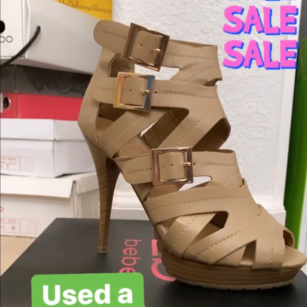 Open toe heels sandals